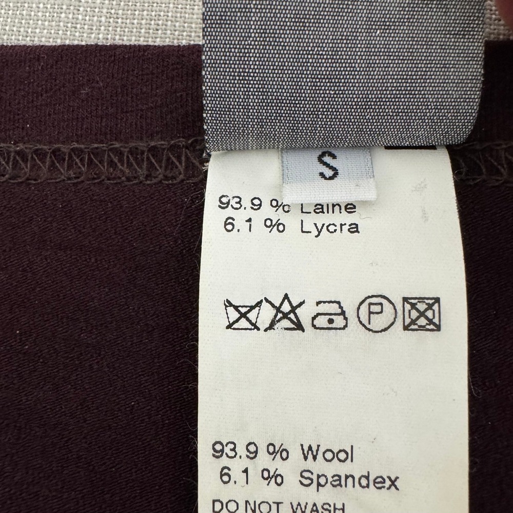 Lilith Wool Blend‎ Maxi Skirt wine color Size Small - Picture 7 of 11